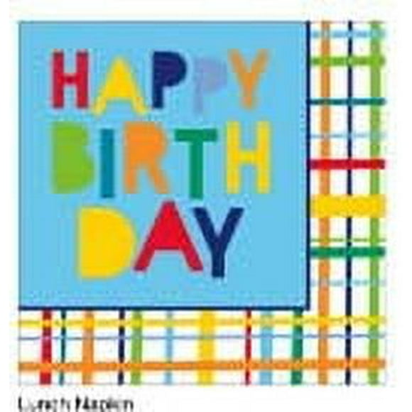 Under Construction Beverage Napkins 16-Count - Construction Theme Party Napkins 5.5" Square