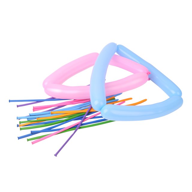 Way to Celebrate Bright Twisty Balloons, Assorted Bright Colors, Party Balloons, 20 Pieces