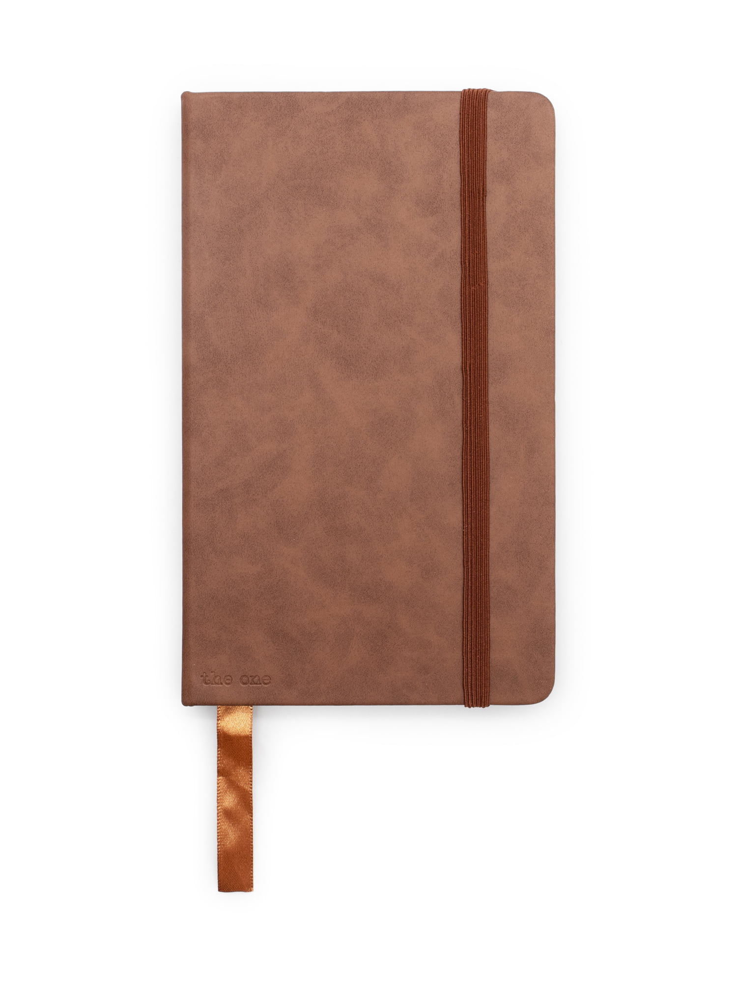 Faux Suede Notebook, 5" x 8", Brown, 60 Pages, Valentine's Day by Way To Celebrate
