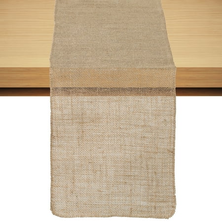 Way to Celebrate! Burlap Table Runner, 7.25ft