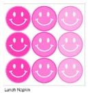 6.5" x 6.5" Disposable Cheerful Pink Paper Napkins, 20 Count, by Way To Celebrate