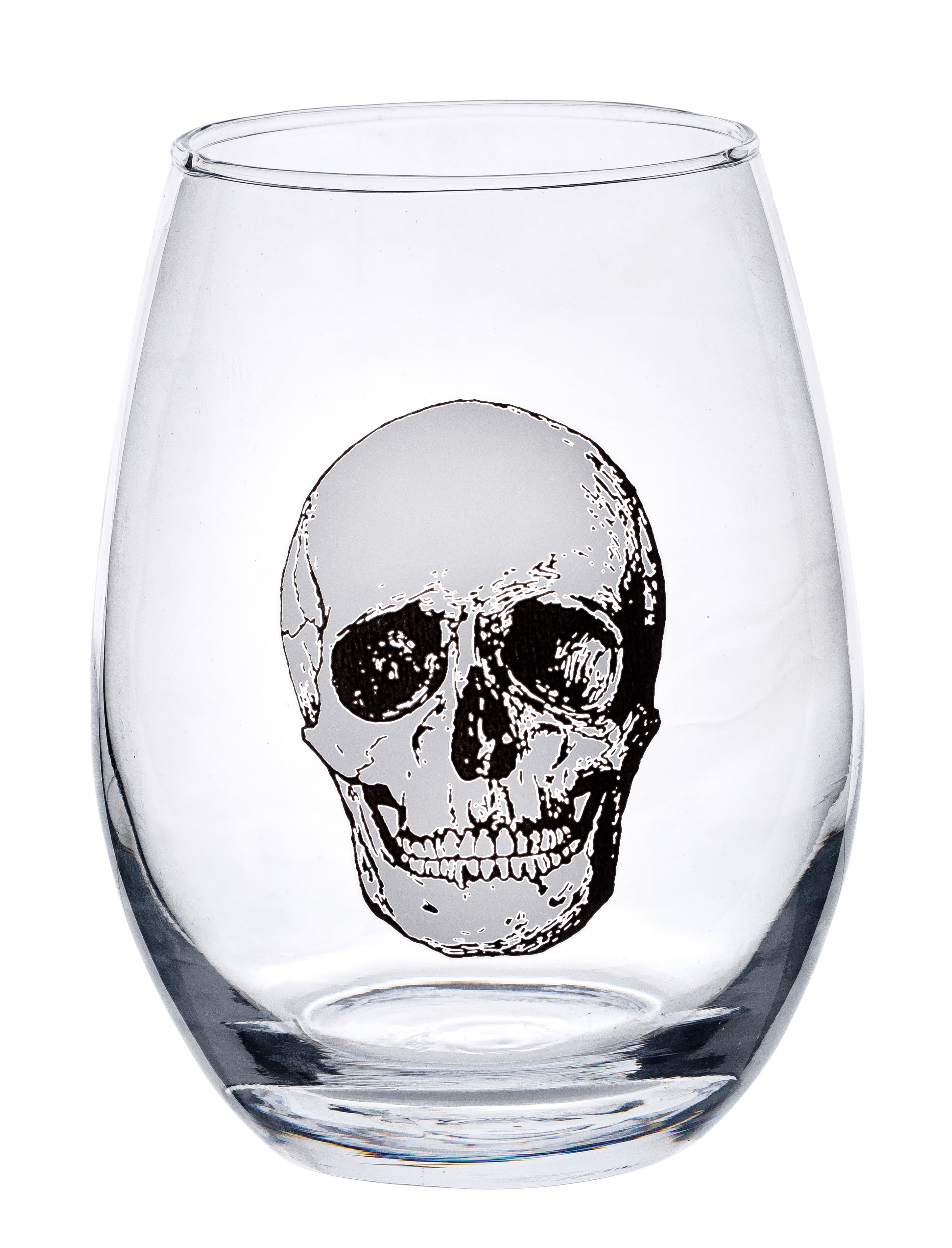 Etched Stemless Wine Glass with your text, logo, or graphics