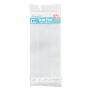 Heshun 100 Pcs Self Sealing Cellophane Bags 2x10 Inches Clear