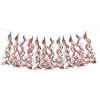9ft Hot Pink Tissue Paper Fringe Garland Shower Birthday Party