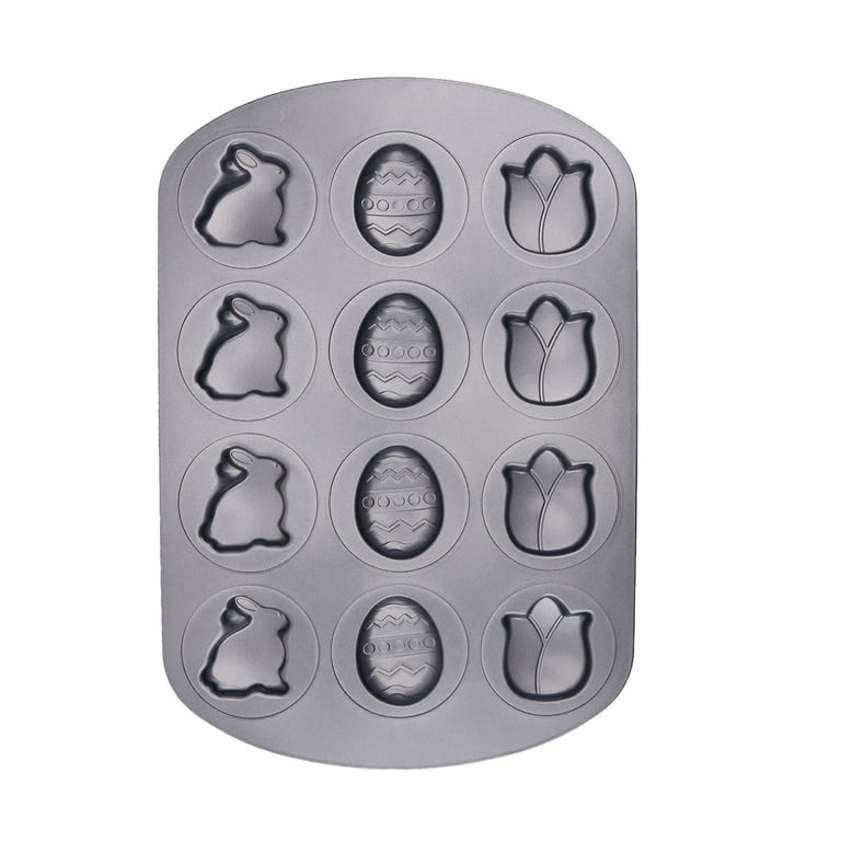 Way to Celebrate Easter Baking 12 Cavity Nonstick Carbon Steel