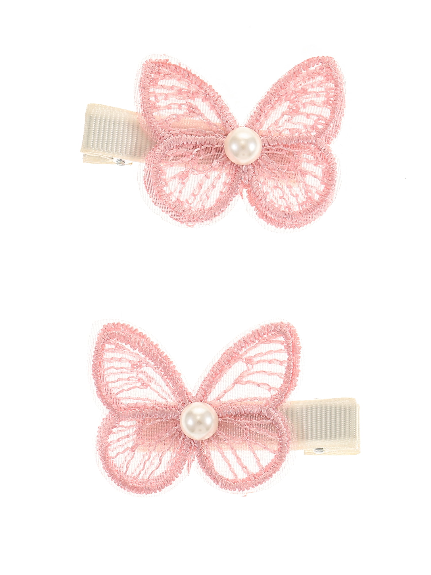 Way to Celebrate Easter Butterfly Hair Clips, 1 Pair