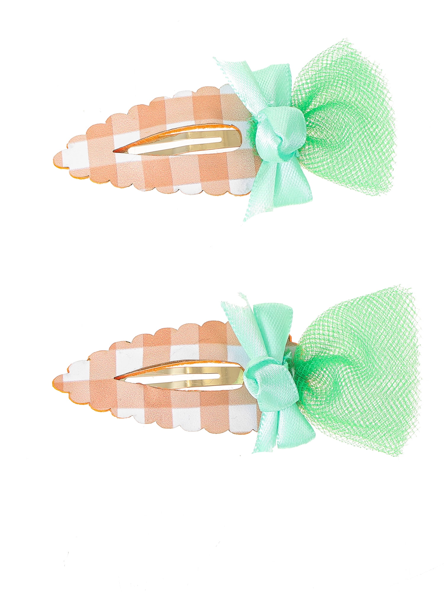 Way to Celebrate Easter Carrots Hair Clips, 1 Pair
