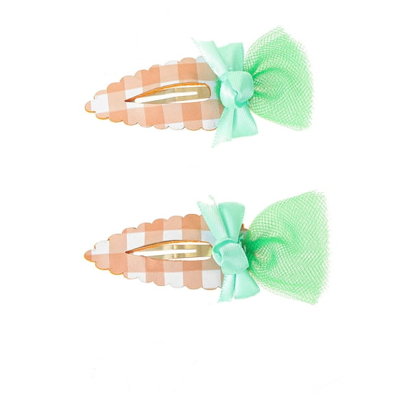 Way to Celebrate Easter Carrots Hair Clips, 1 Pair