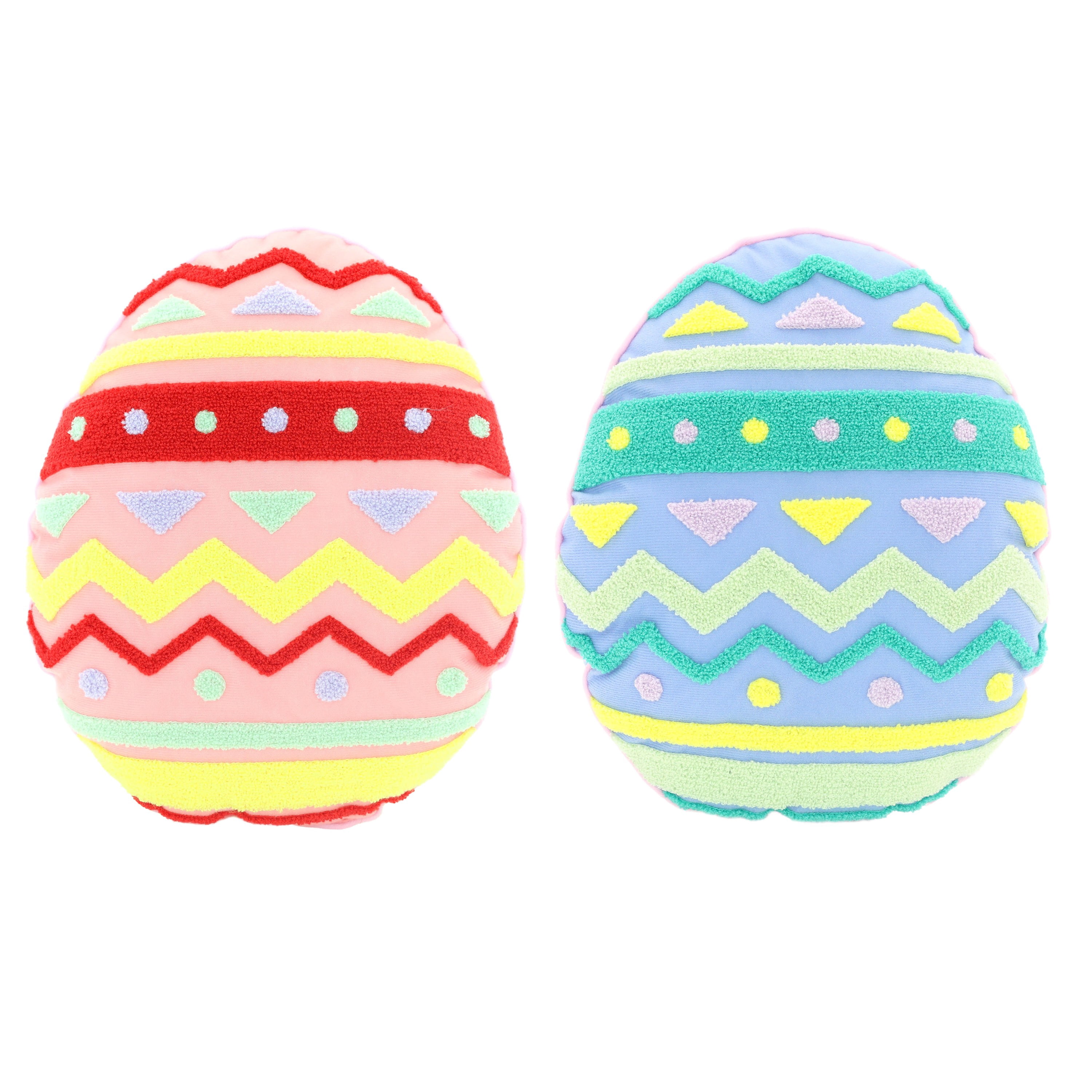 "Way to Celebrate! Easter Egg Shaped Soft Pillow"