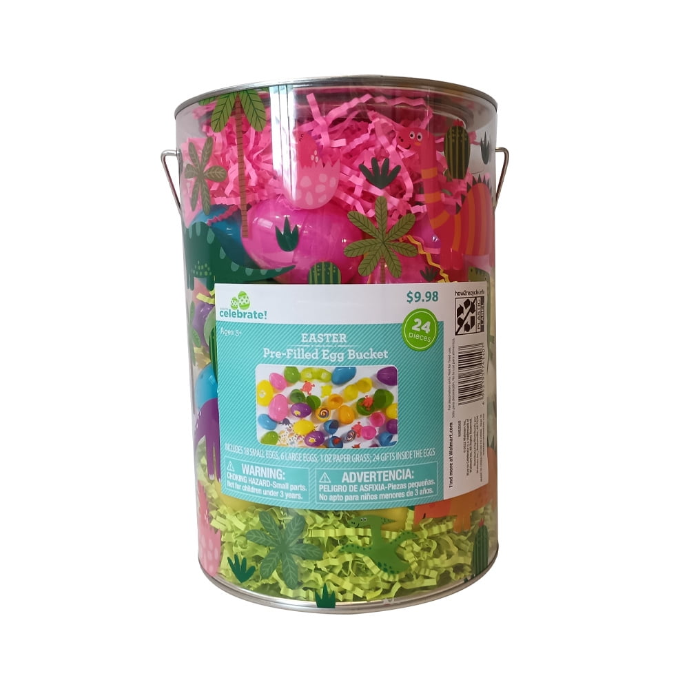 Way to Celebrate Easter Giftable Bucket Astm!Prifiable Easter Eggs!