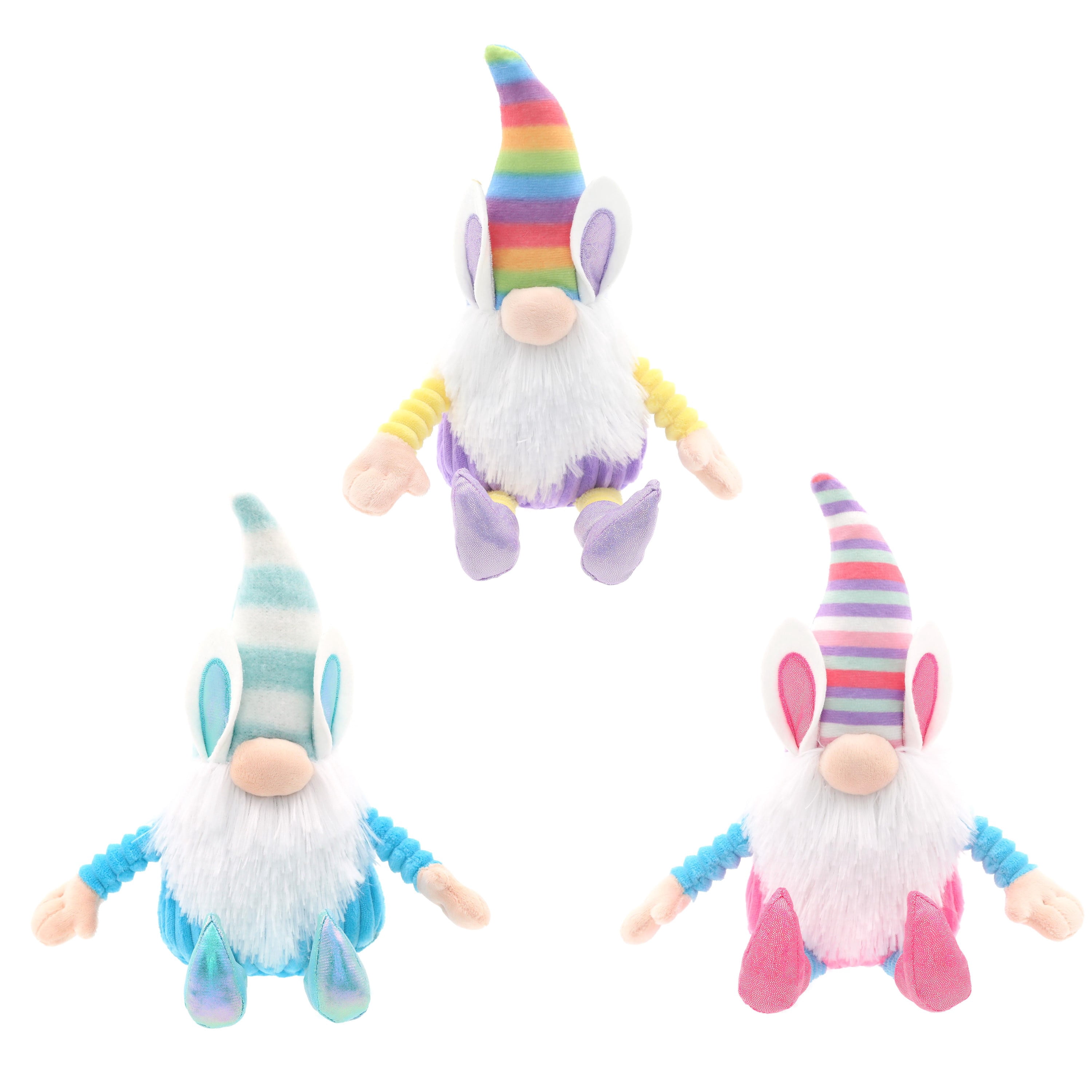 "Way to Celebrate! Easter Huggie Hugs Plush Toy, Gnome"