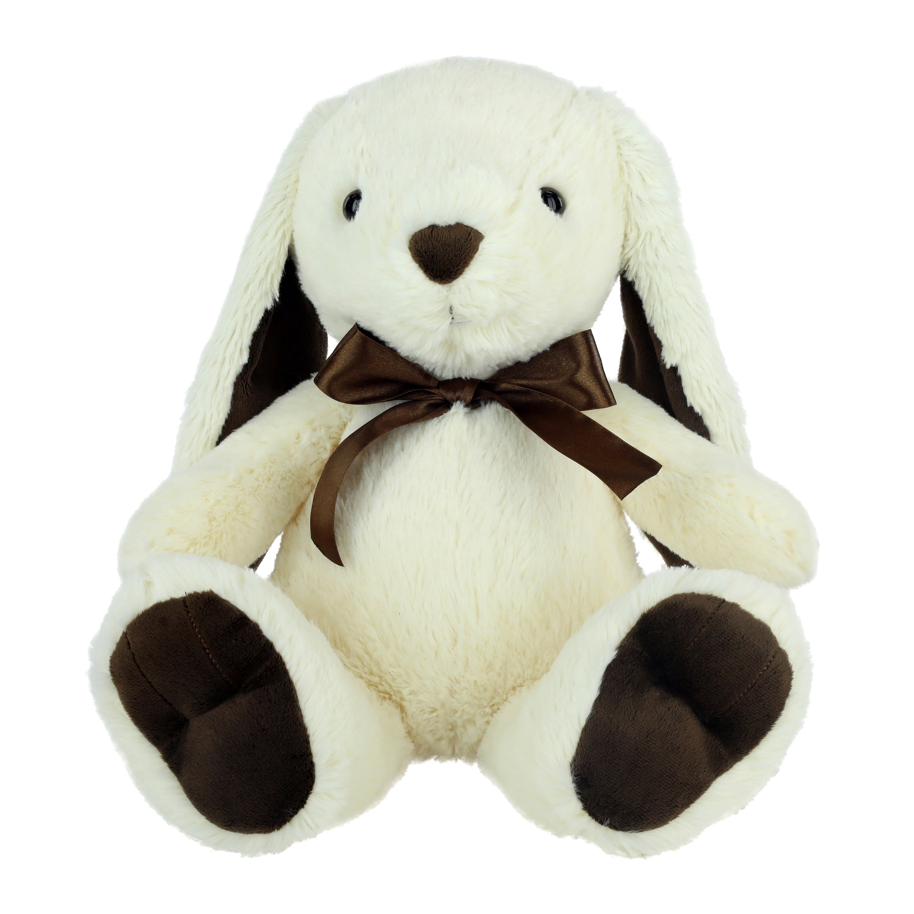 Way to Celebrate! Easter Large Chocolate Scented Bunny Plush Toy, Cream" - Walmart.com