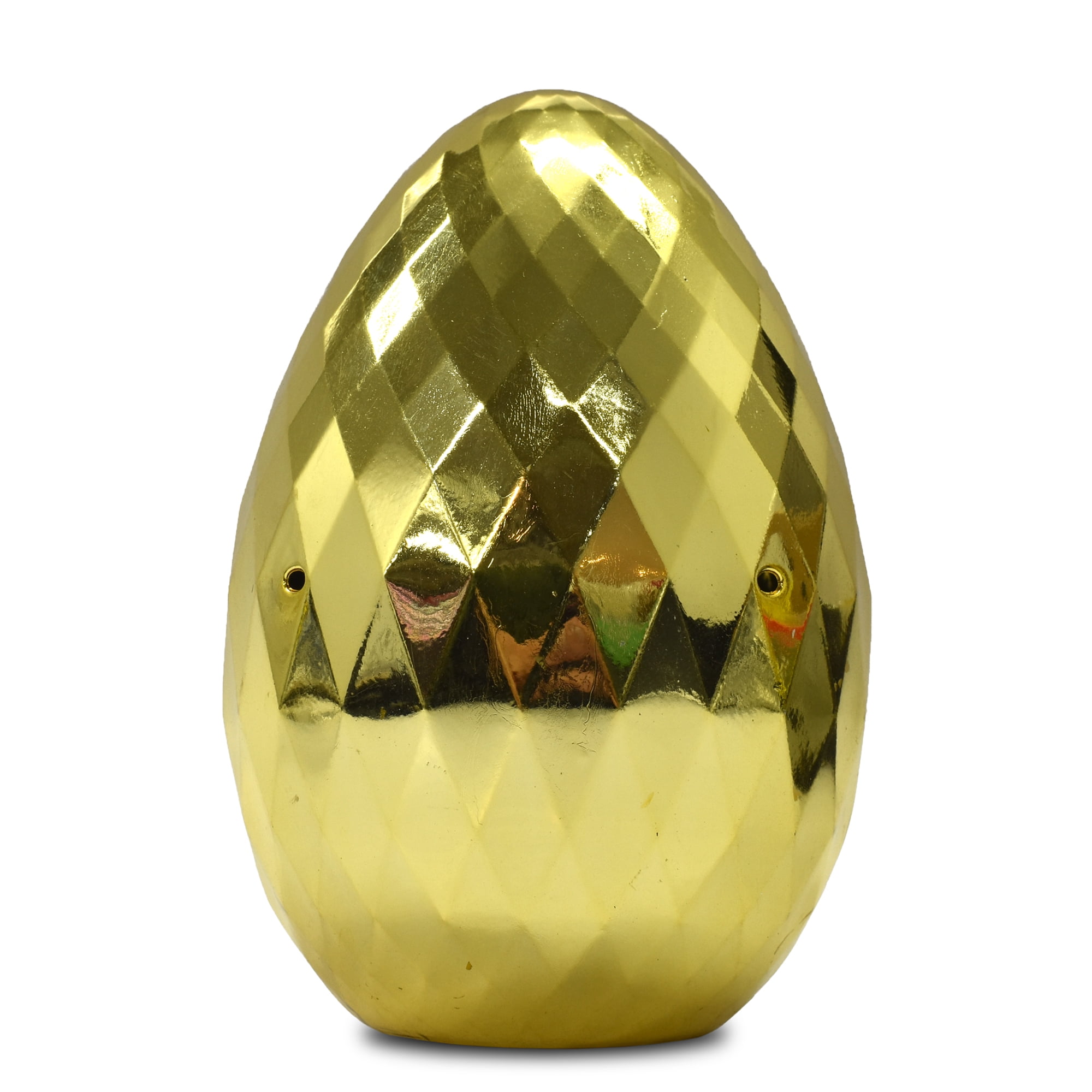 Way to Celebrate Easter Large Plastic Egg Container Gold 1 Piece/Pack