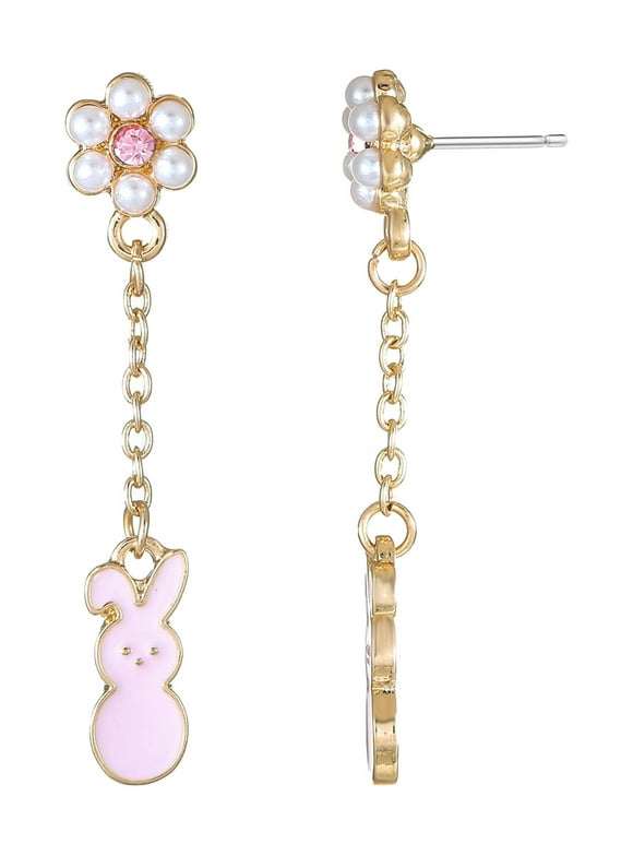 Easter Linear "Peep" Bunny Earrings, 1 Pair