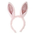 thumbnail image 1 of Way to Celebrate Easter Pink Glitter Bunny Ear Headband, 1 Piece, 1 of 4