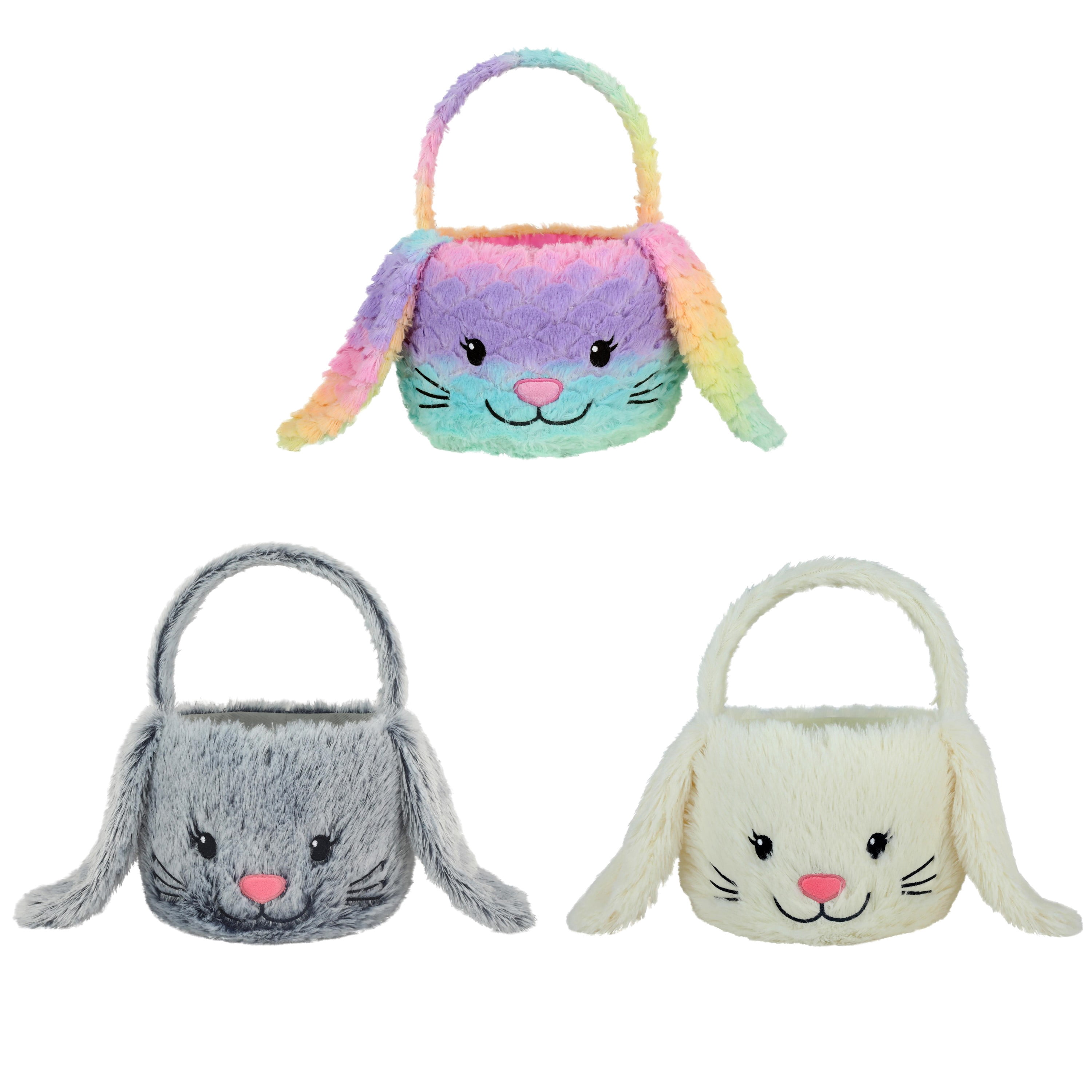 "Way to Celebrate! Easter Plush Bunny Easter Basket"