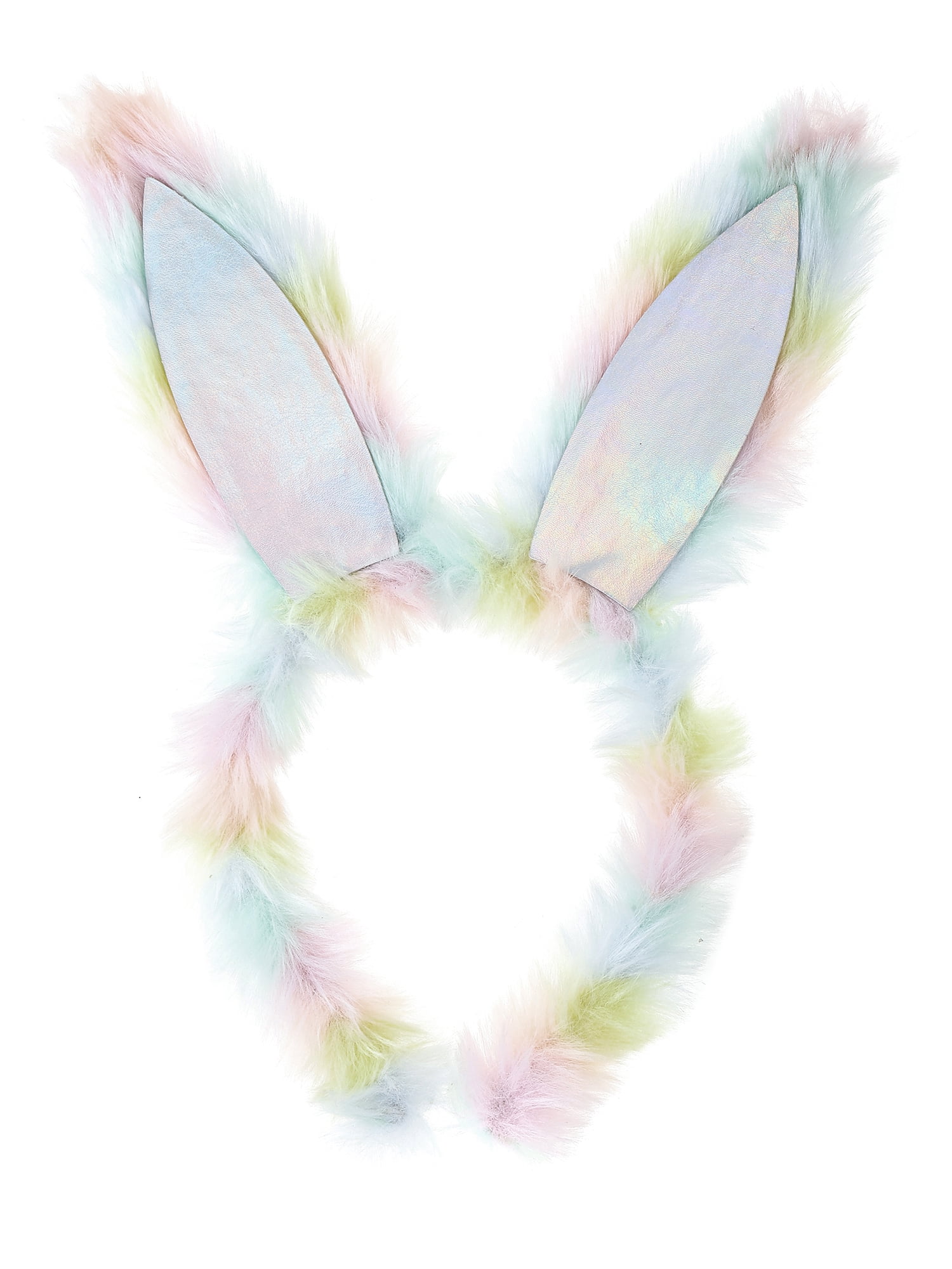 Way to Celebrate Easter Rainbow Bunny Ears Headband, 1 Piece