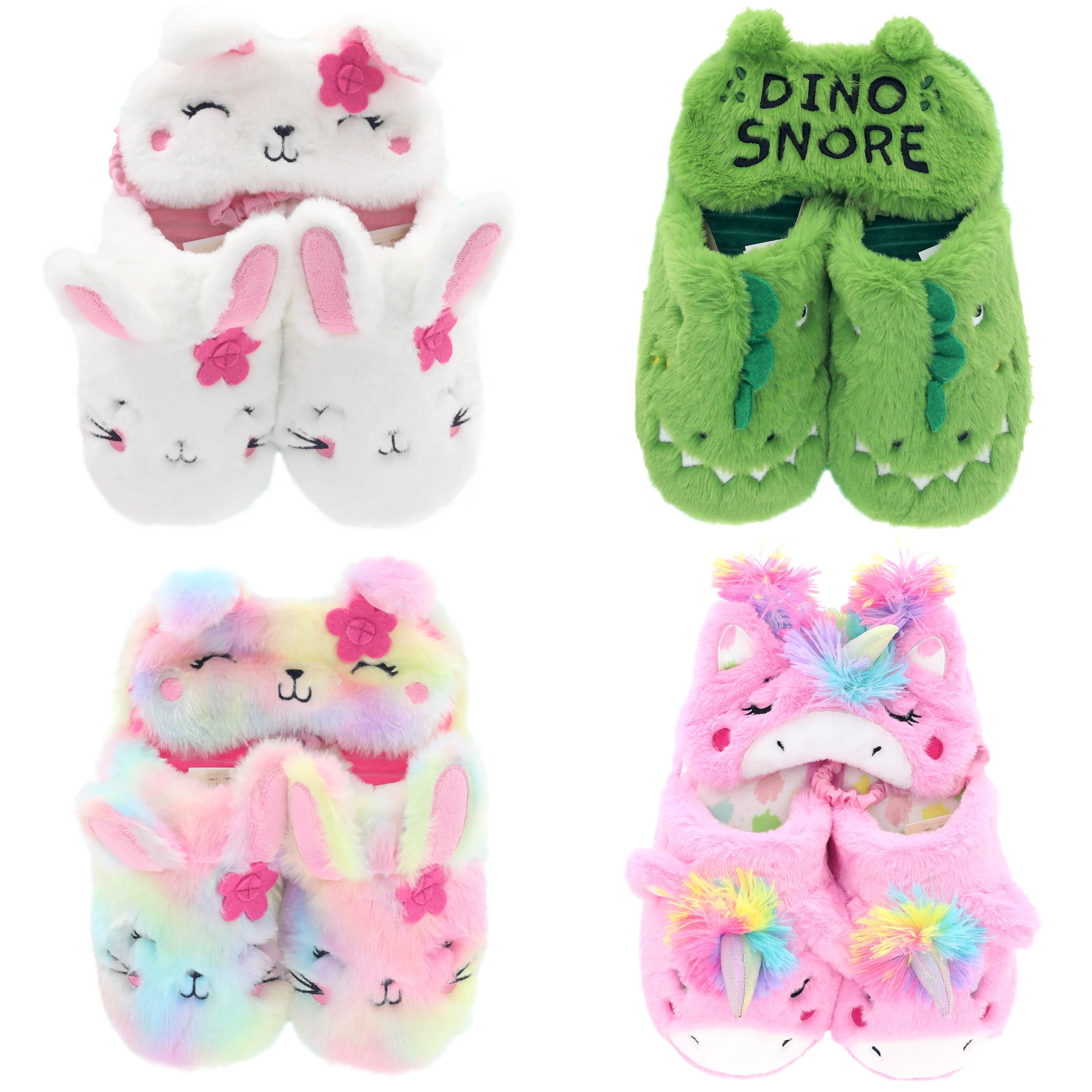 "Way to Celebrate! Easter Slipper and Sleep Mask Gift Set "