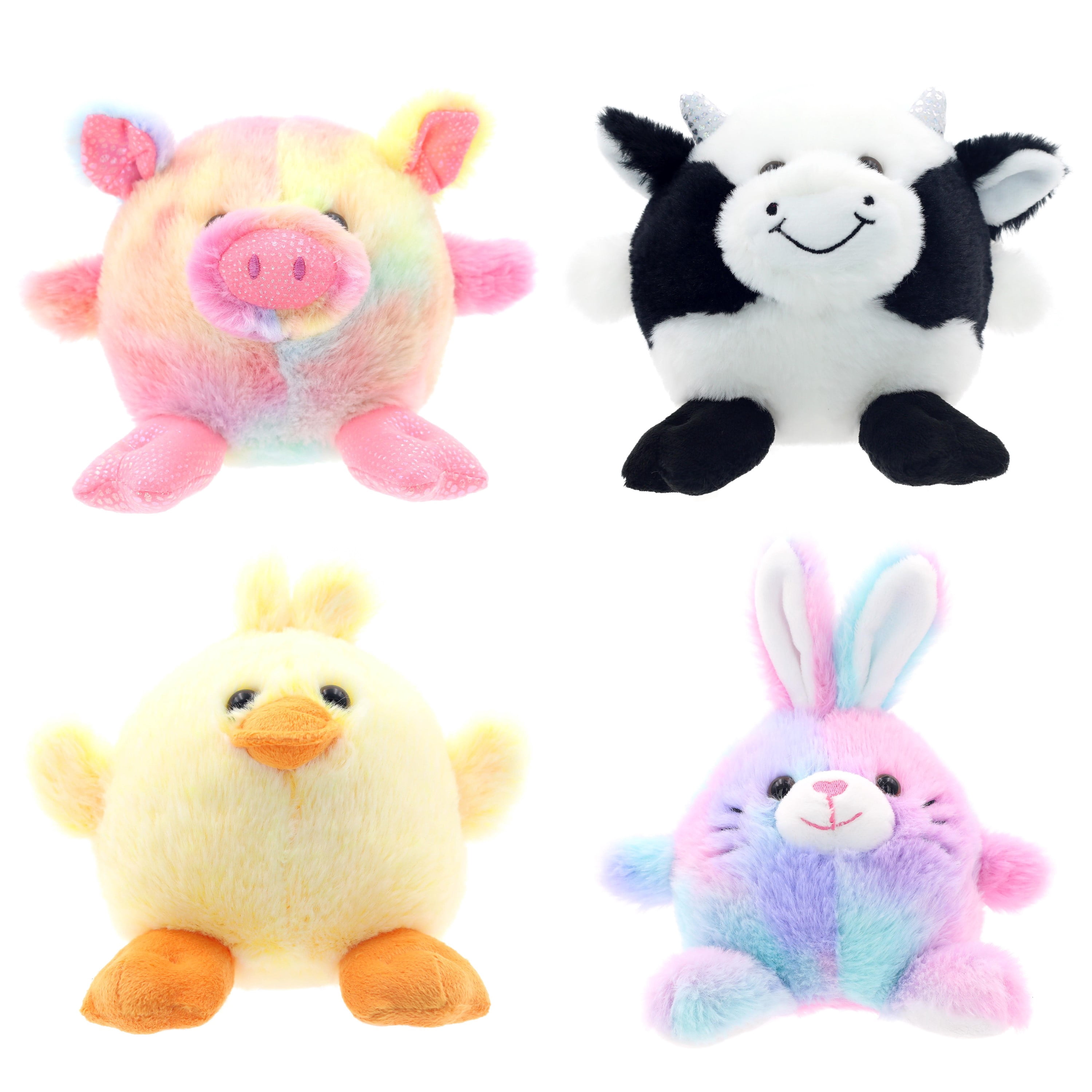 "Way to Celebrate! Easter Small&nbsp;Rolypoly Farm Plush Toy"