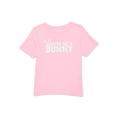 Way To Celebrate Toddler Girls Easter Graphic Tee, Sizes 12M-5T