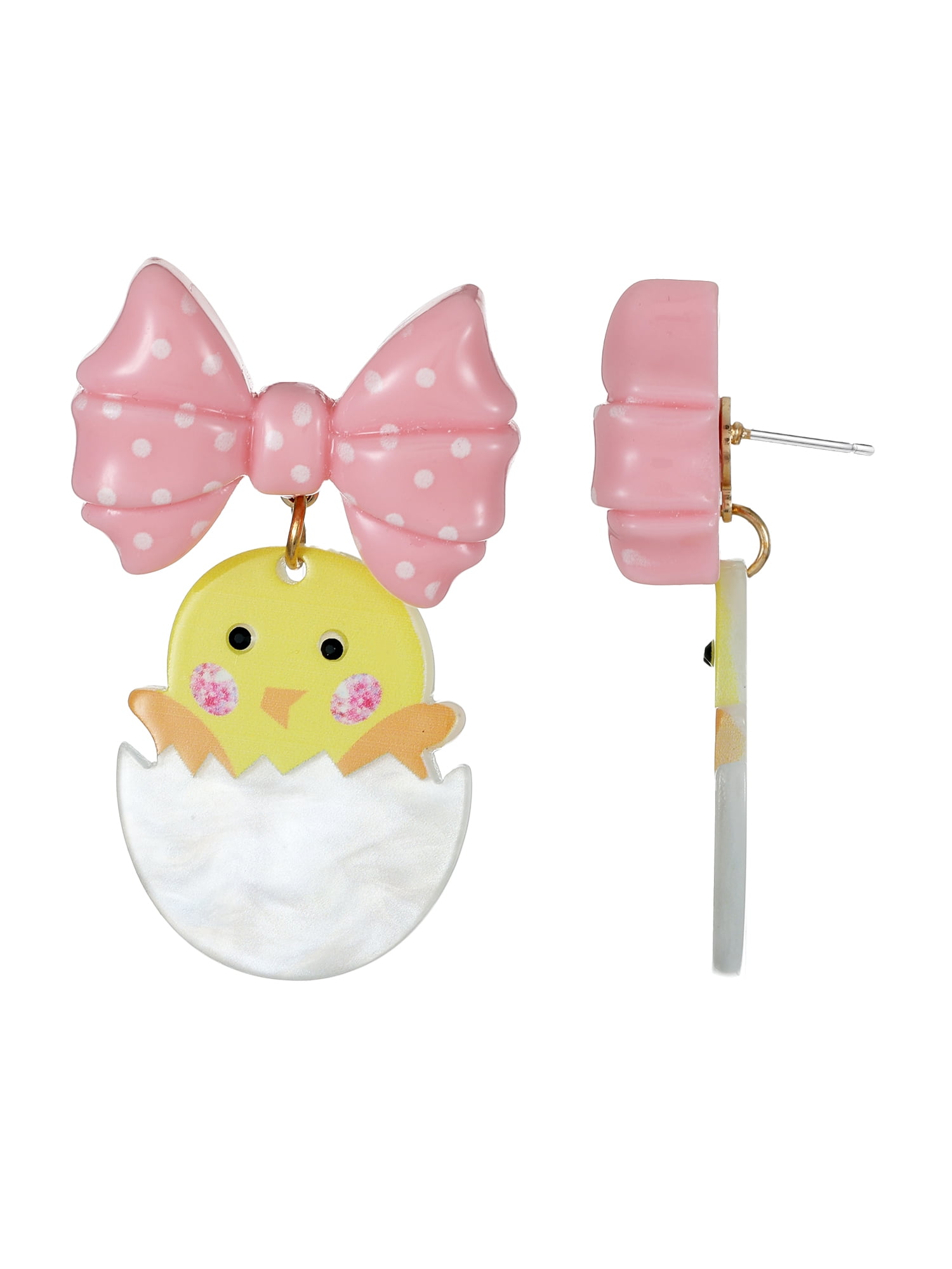 Way to Celebrate Easter Chick Earrings, 1 Pair