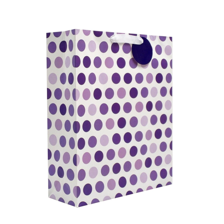 50 Red Paper Party Favor Bags - 5" X 7.5", Polka Dots, Chevron, Stripes & Spanish Tile Designs