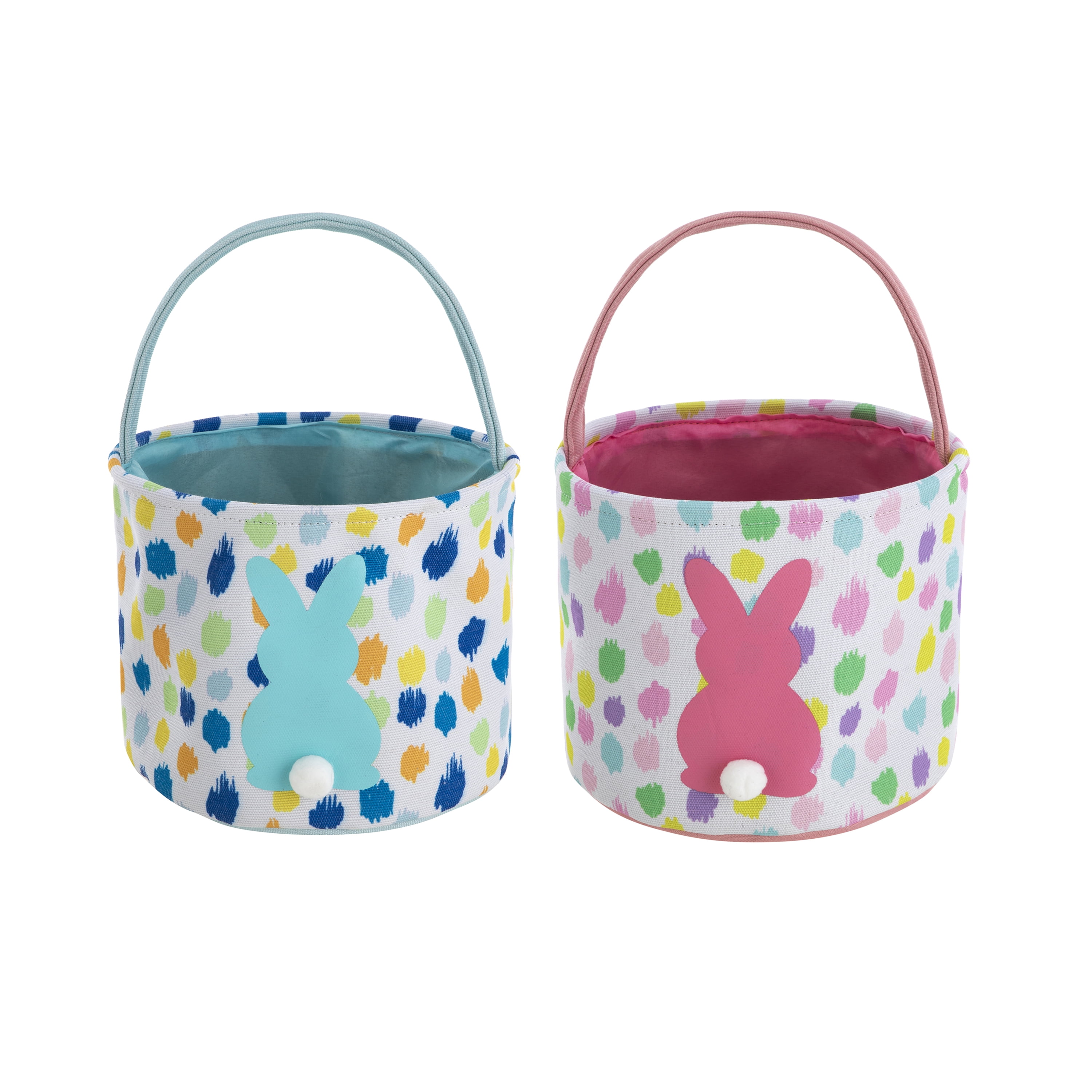 Way to Celebrate Fabric Bunny Basket ASTM