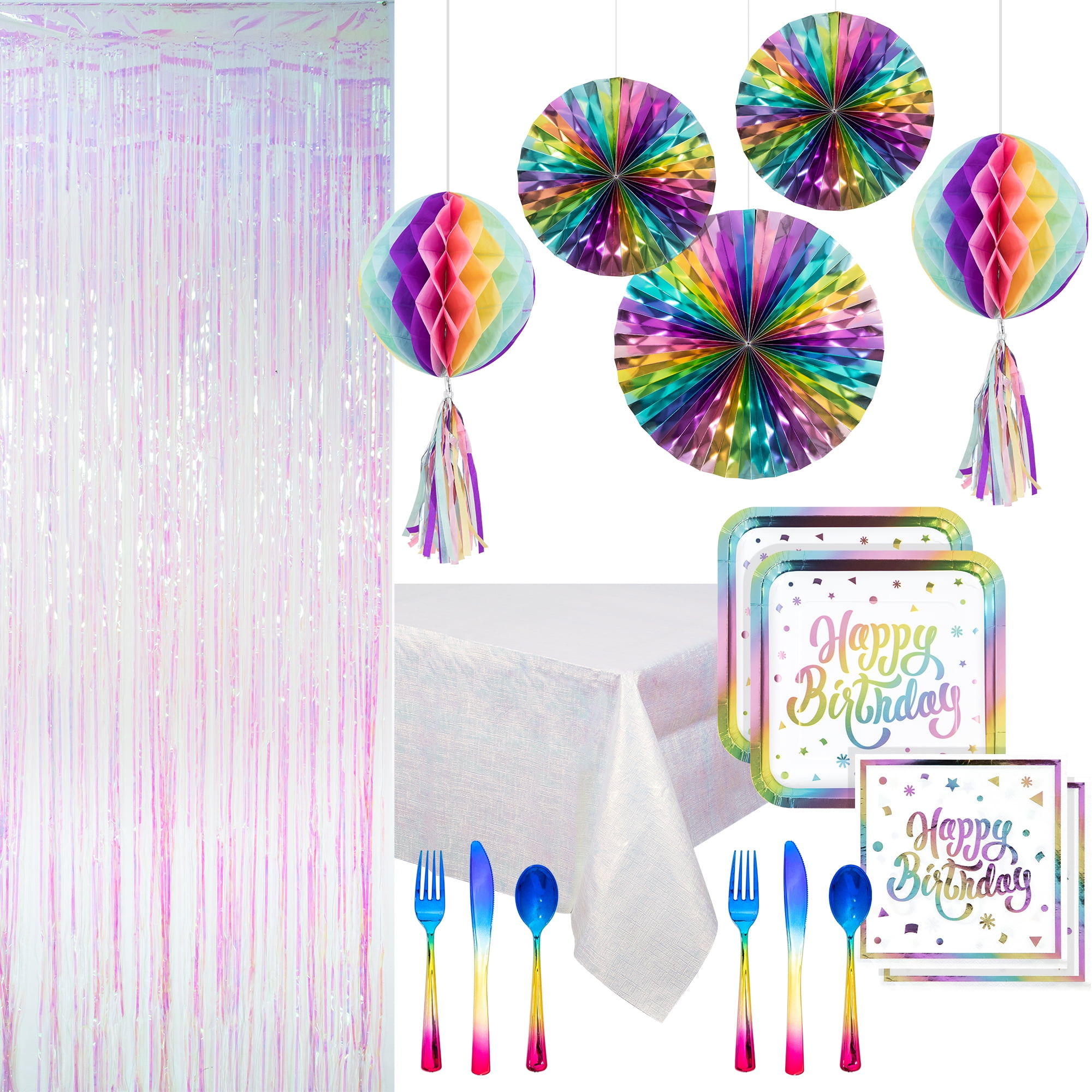 Foil Happy Birthday Streamer Party Accessory (1 count) (1/Pkg)