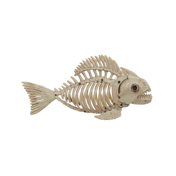 Way to Celebrate Faux Skeleton Fish Halloween Decoration