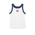 thumbnail image 1 of Way to Celebrate! Girls Americana Butterfly Tank Top, Sizes 4-18, 1 of 3