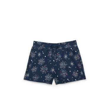 Way to Celebrate! Girls Americana French Terry Shorts, Sizes 4-18