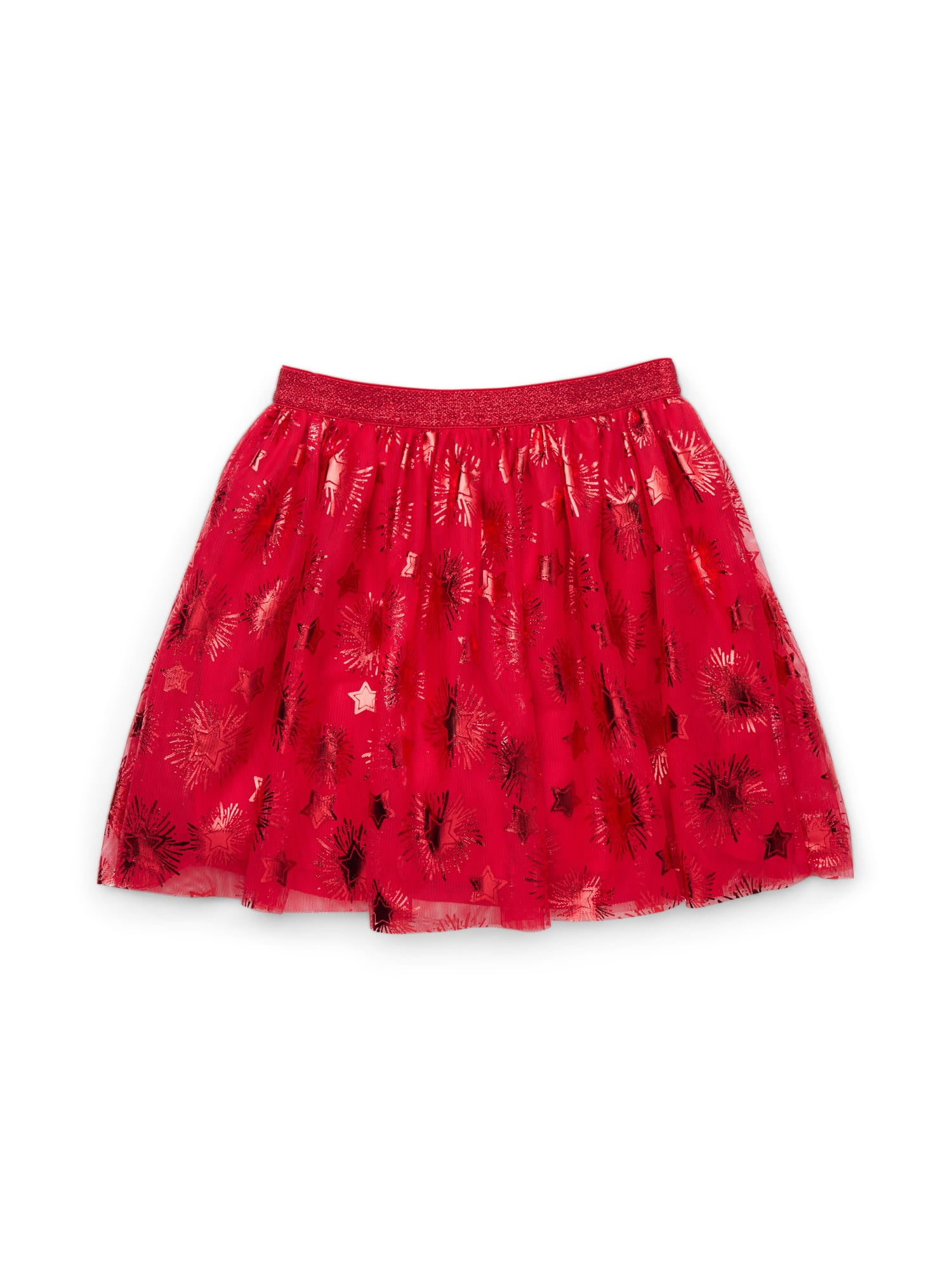 Way to Celebrate! Girls Americana Mesh Skirt, Sizes 4-18