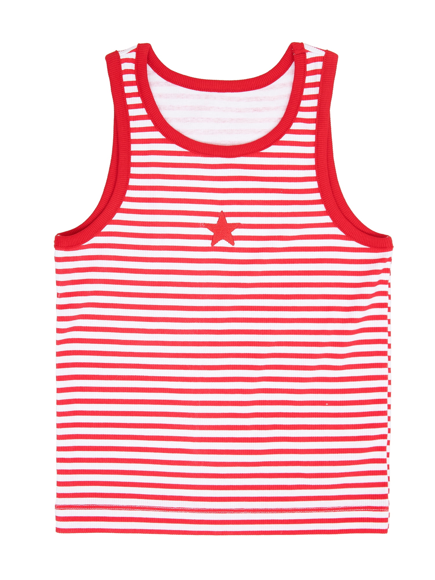 Fourth of July Girls Patriotic Americana Graphic Tank Top from Way To Celebrate, Sizes 4-18