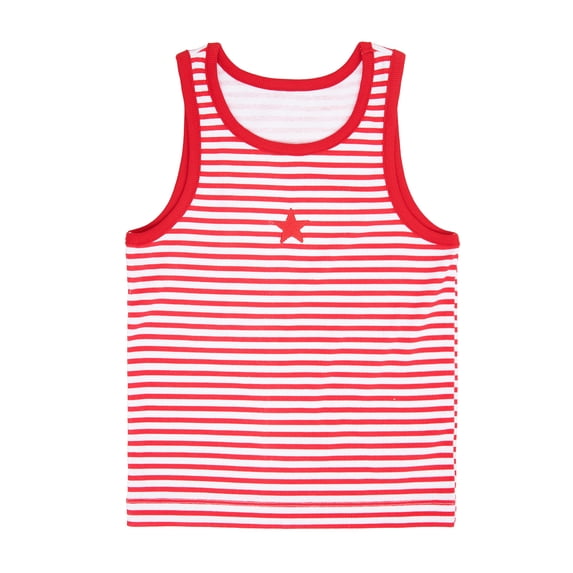 Fourth of July Girls Patriotic Americana Graphic Tank Top from Way To Celebrate, Sizes 4-18