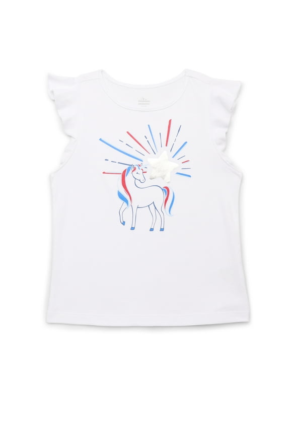 ! Girls Americana Unicorn Tank Top, Sizes 4-18