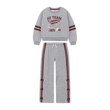 Way To Celebrate Girls Fleece Top and Pant, Sizes 4-18