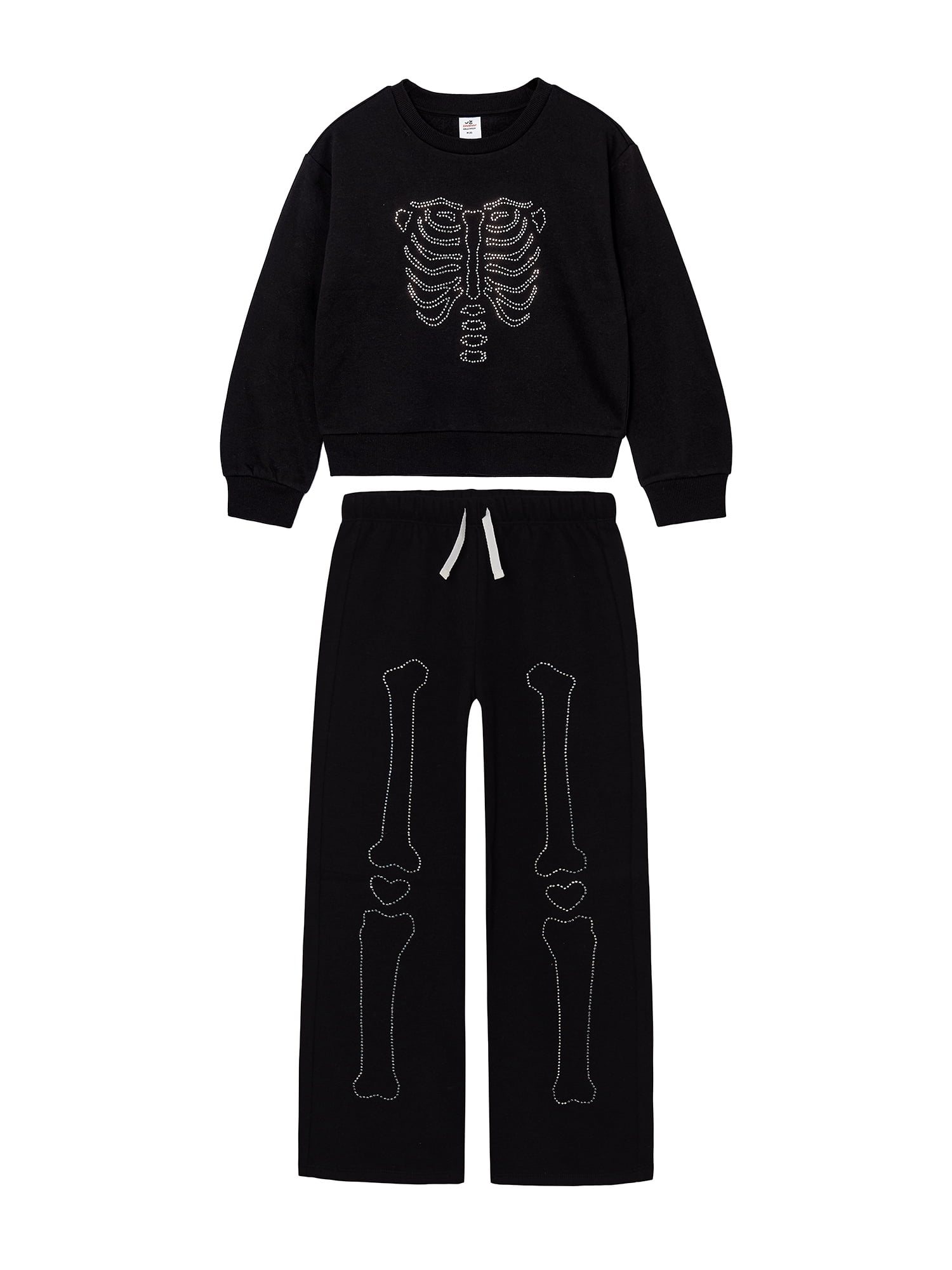 Way to Celebrate Girls Halloween Fleece Top and Pant, Sizes 4-18