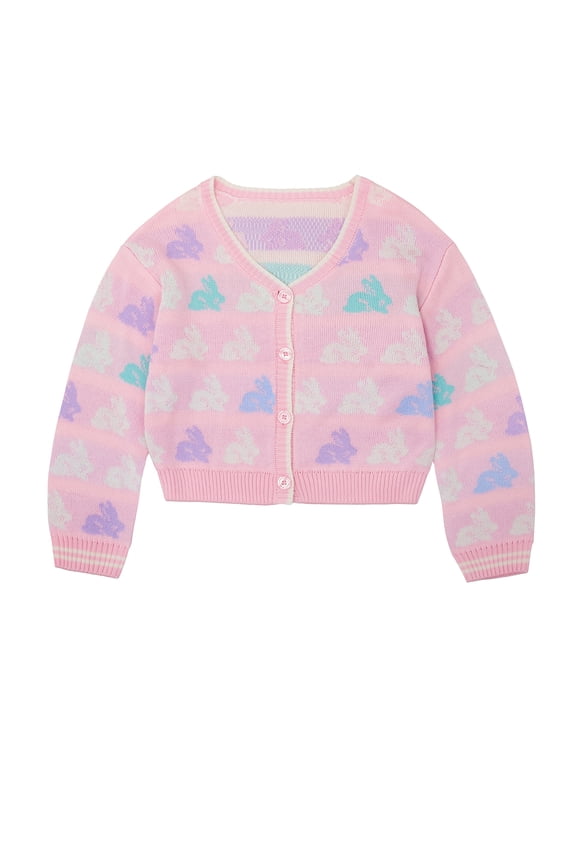 Girls Long Sleeve Easter Cardigan, Sizes 4-18