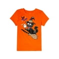 thumbnail image 1 of Way to Celebrate Girls Short Sleeve Graphic T-Shirt, Sizes 4-18, 1 of 3