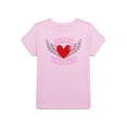 thumbnail image 1 of Way to Celebrate Girls Valentine's Day Short Sleeve T-Shirt, Sizes 4-18, 1 of 3
