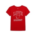 thumbnail image 1 of Way to Celebrate Girls Valentine's Day Short Sleeve T-Shirt, Sizes 4-18, 1 of 3