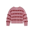 thumbnail image 1 of Way to Celebrate Girls Valentine's Day Sweater, Sizes 4-18, 1 of 5
