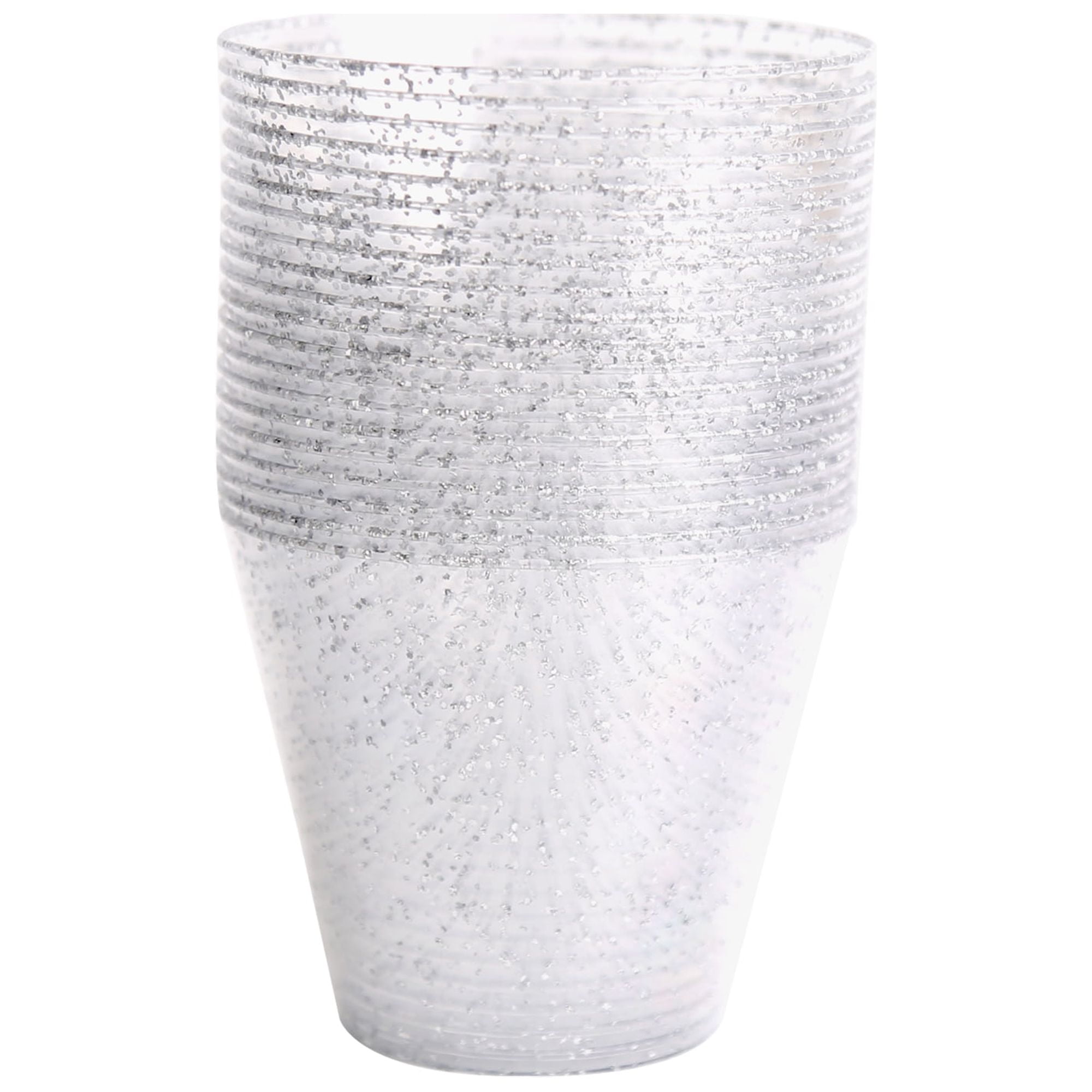 Light Pink Plastic Glitter Cups – Party Snobs