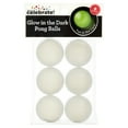 Way to Celebrate! Glow in the Dark Pong Balls White Party Favors, 6