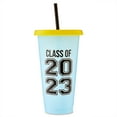 thumbnail image 1 of Way to Celebrate Graduation Gift Color Change Tumbler Light Blue to Dark Blue 2023 Plastic Material, 1 of 7