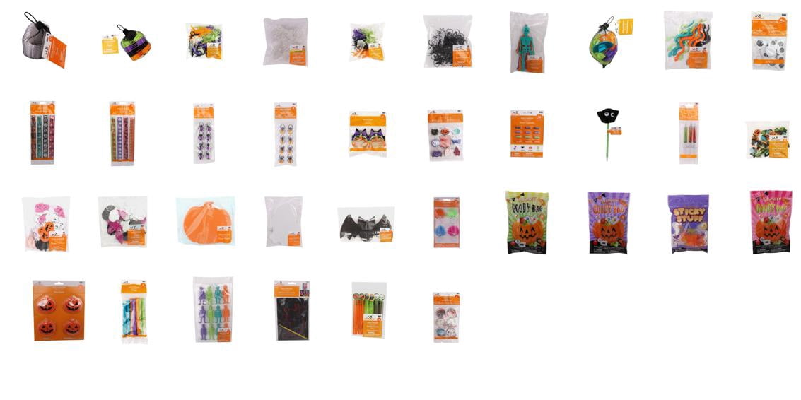 Way to Celebrate Halloween 0.98 HALF PALLET party favors