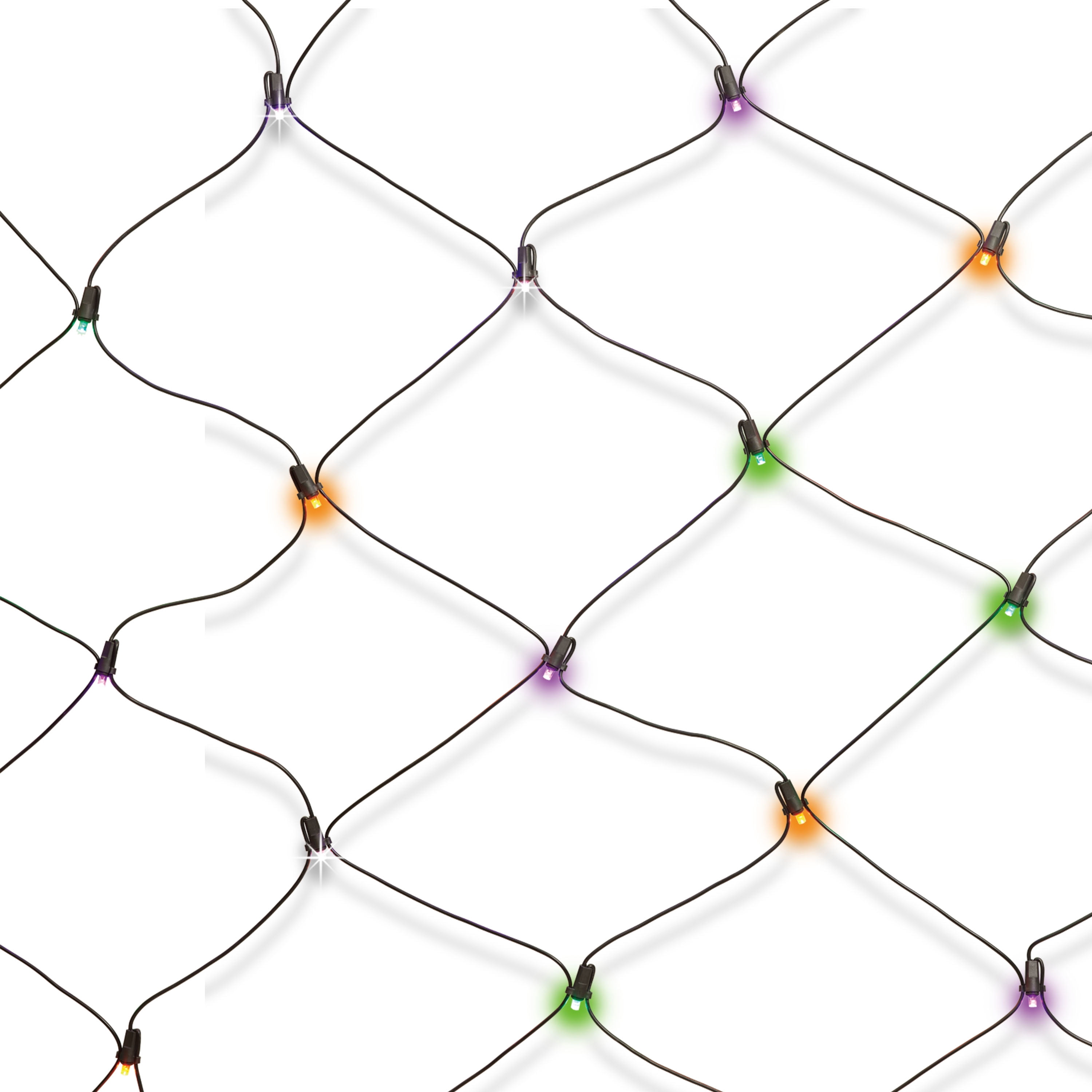 Way to Celebrate Halloween 50Count LED Dual Color Spooky Flickering