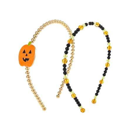 Way to Celebrate Halloween Beaded Headband Set, 2 Pieces