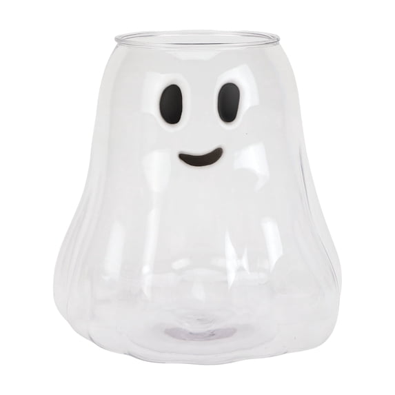 Way to Celebrate Halloween Clear Iridescent Acrylic Ghost Bucket, 4.5 qt