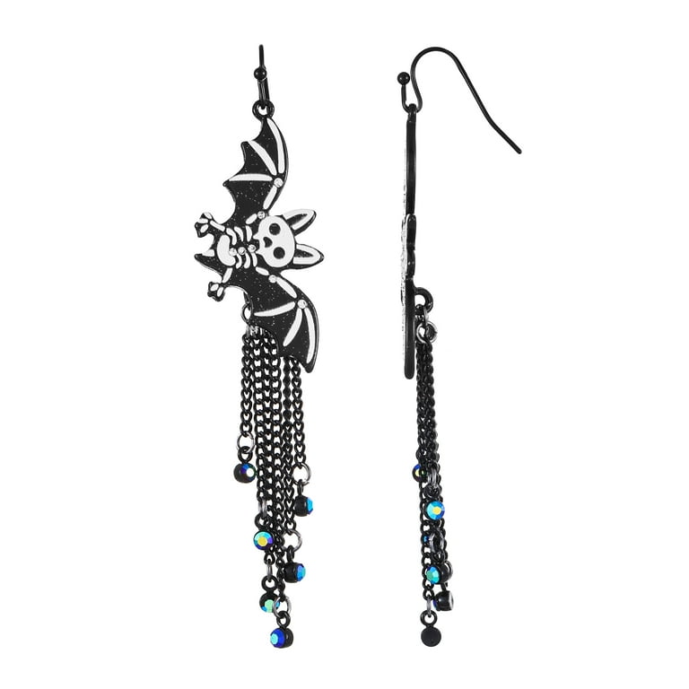 Bat Earring and Necklace Costume Accessories Female Bat Earring and Necklace Costume Accessories Female